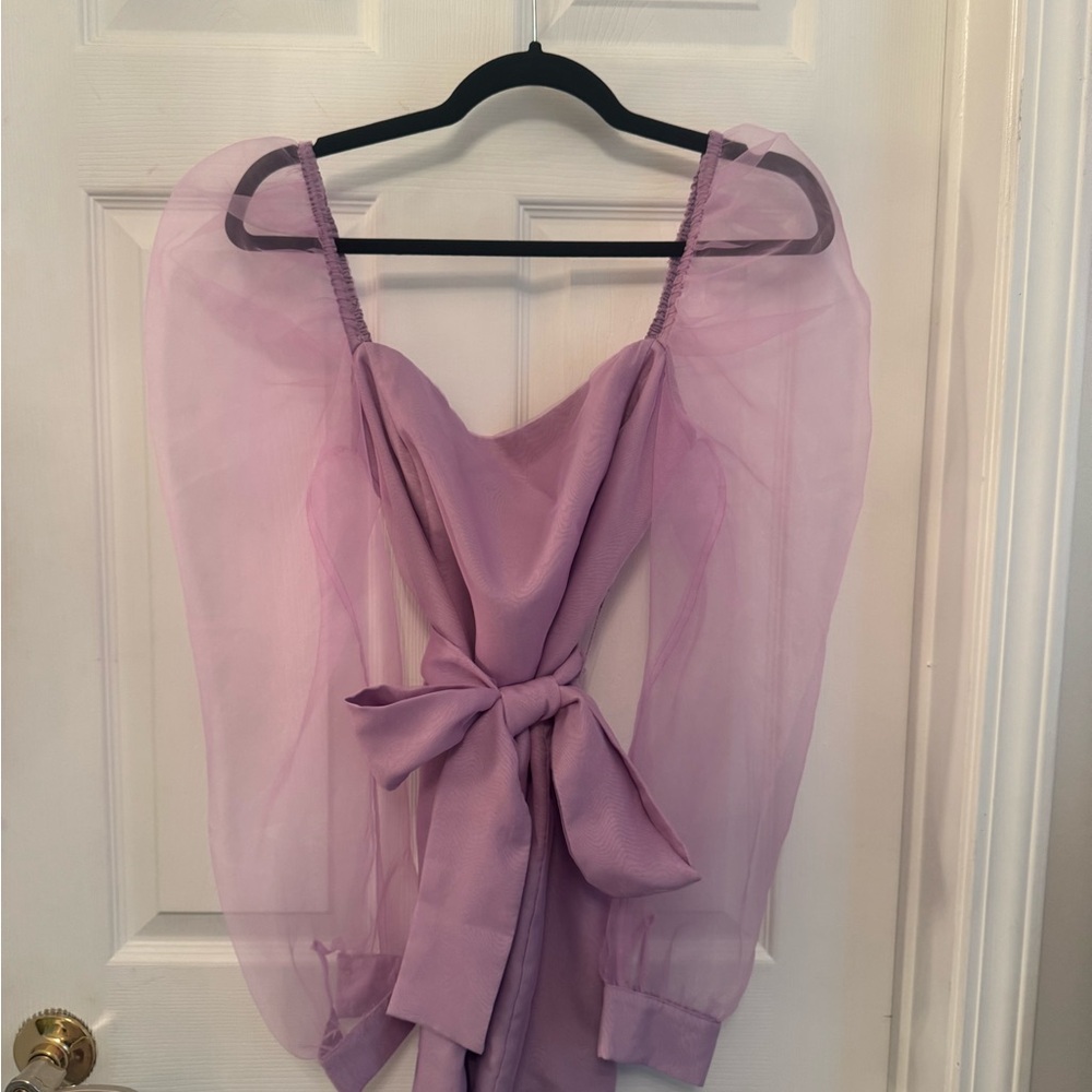 ✨ BRAND NEW Lovers + Friends Lavender Puff Sleeve Dress – Size M – NWT ✨